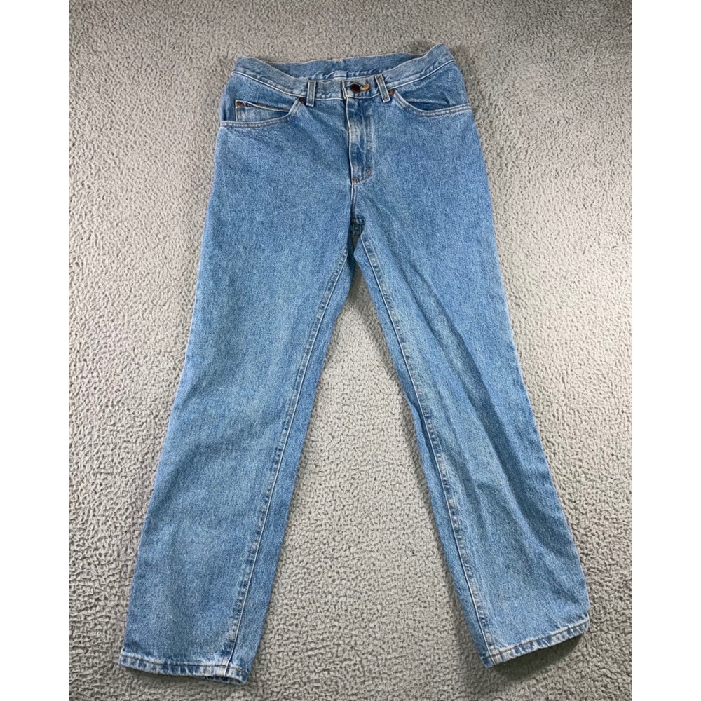 Vintage Lee Straight Jeans Men‎ 30x29.5 Medium Wash Cowboy Classic Western 90s